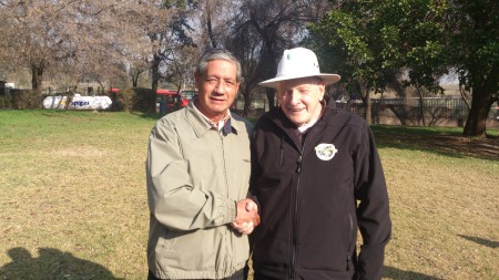 Con mi maestro Jim humble